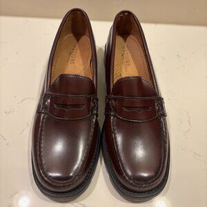 GH Bass WEEJUN Penny Loafer Brown Burgundy Wine Oxblood Red Leather Prep Women 8